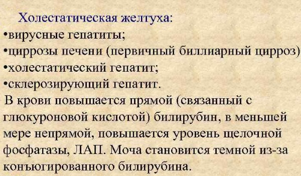 Причины и следствия холестатической желтухи Причины и следствия холестатической желтухи