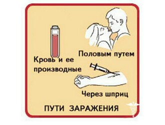 Наиболее распространённые пути заражения гепатитом Б