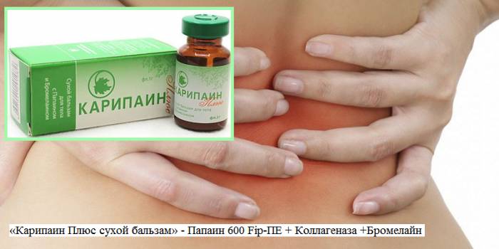 Папаин разрушает нежизнеспособный белок, оставляя нетронутыми здоровые ткани Папаин разрушает нежизнеспособный белок, оставляя нетронутыми здоровые ткани